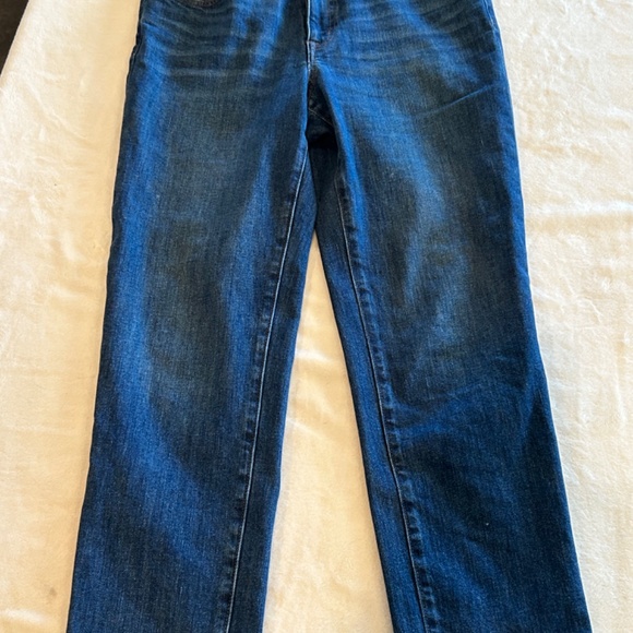 Ann Taylor LOFT Women's Denim Boyfriend  Jeans Size 8 Medium Wash Mid Rise - Picture 2 of 8